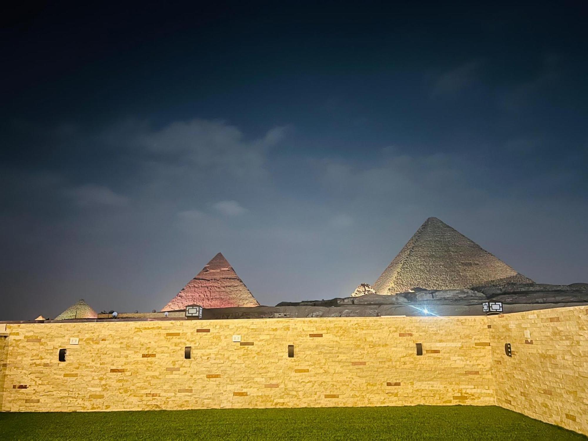 New Scarab Pyramids View Hotel Kafret el-Gabal Eksteriør billede